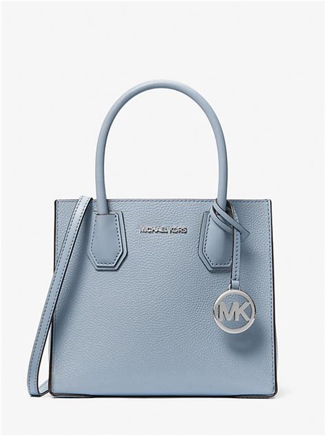 michael michael kors mercer medium cross-body bag blue|michael kors mercer medium satchel.